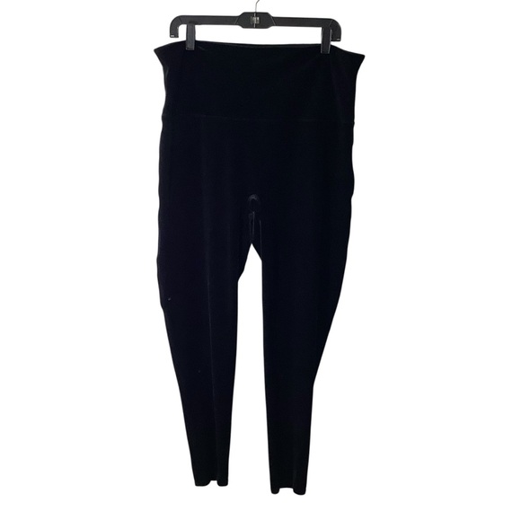 SPANX Pants - SPANX Black Women's Velvet Leggings